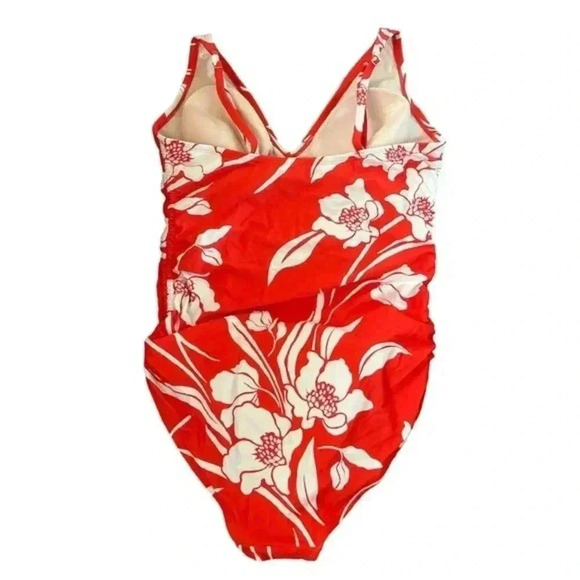 Kona Sol Women's Side Cinch One Piece Swimsuit - Size XL - Picture 3 of 6